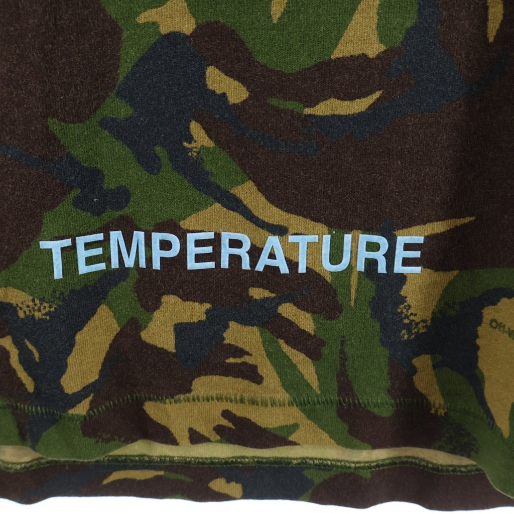 OFF-WHITE(オフホワイト) Cross Arrow Camouflage Cotton T-shirts クロスアローカモフラージュコットンTシャツ ロゴプリントクルーネック半袖Tシャツ OMAA002S18878012 カモ