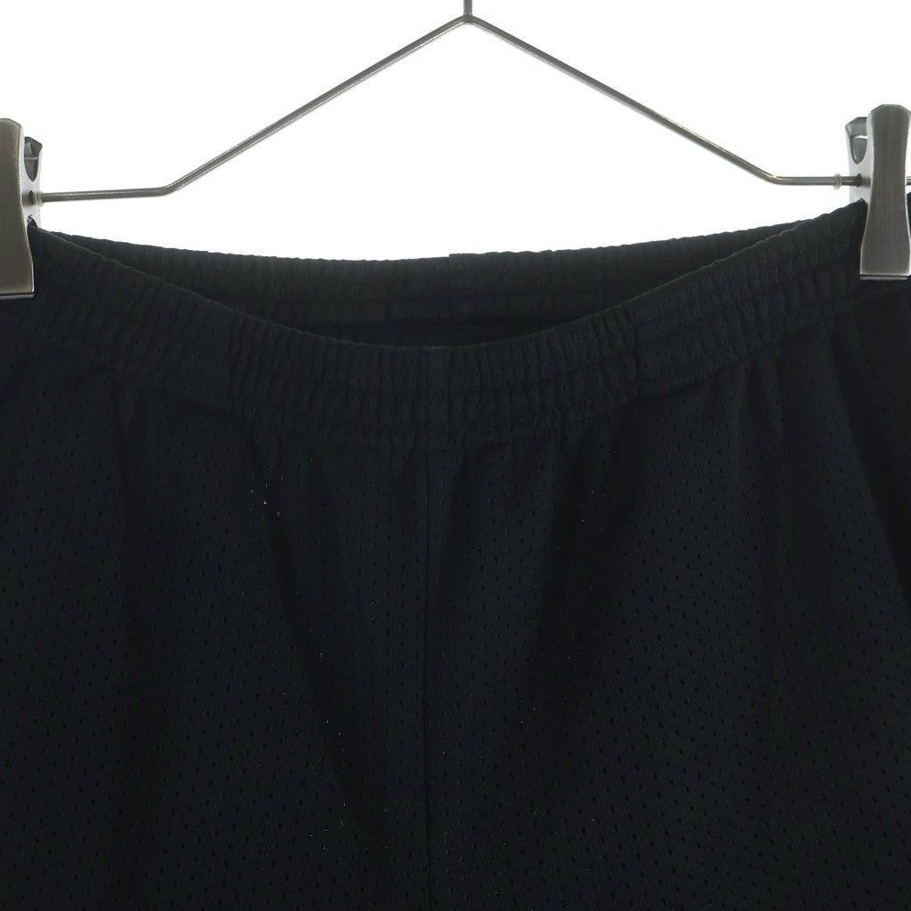 OFF-WHITE(オフホワイト) Diagonal Brushed Mesh Shorts ダイアゴナルブラッシュドメッシュショーツ ロゴプリントドローストリングハーフパンツ OMCB006F17017017 ブラック