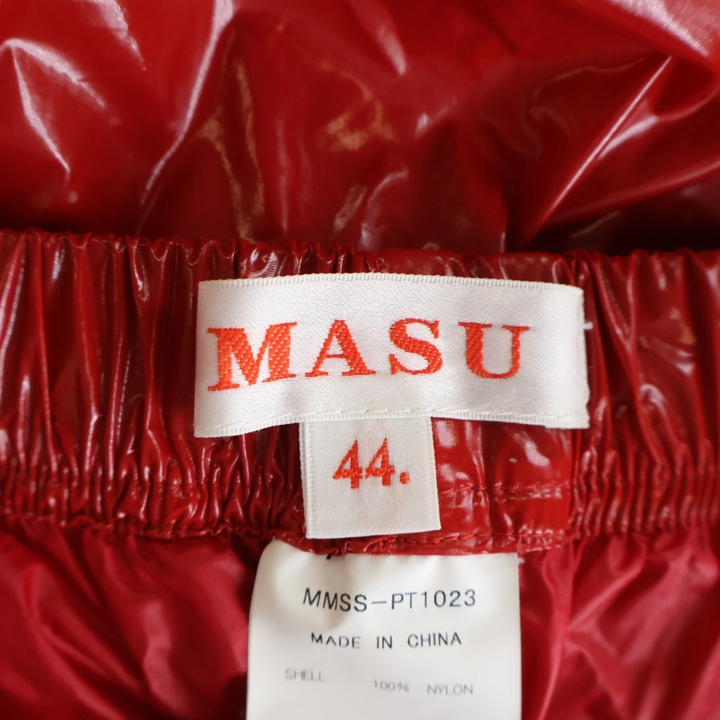 MASU(エムエーエスユー) 23SS DANCING TRACK PANTS ダンシング トラックパンツ MMSS-PT1023 レッド
