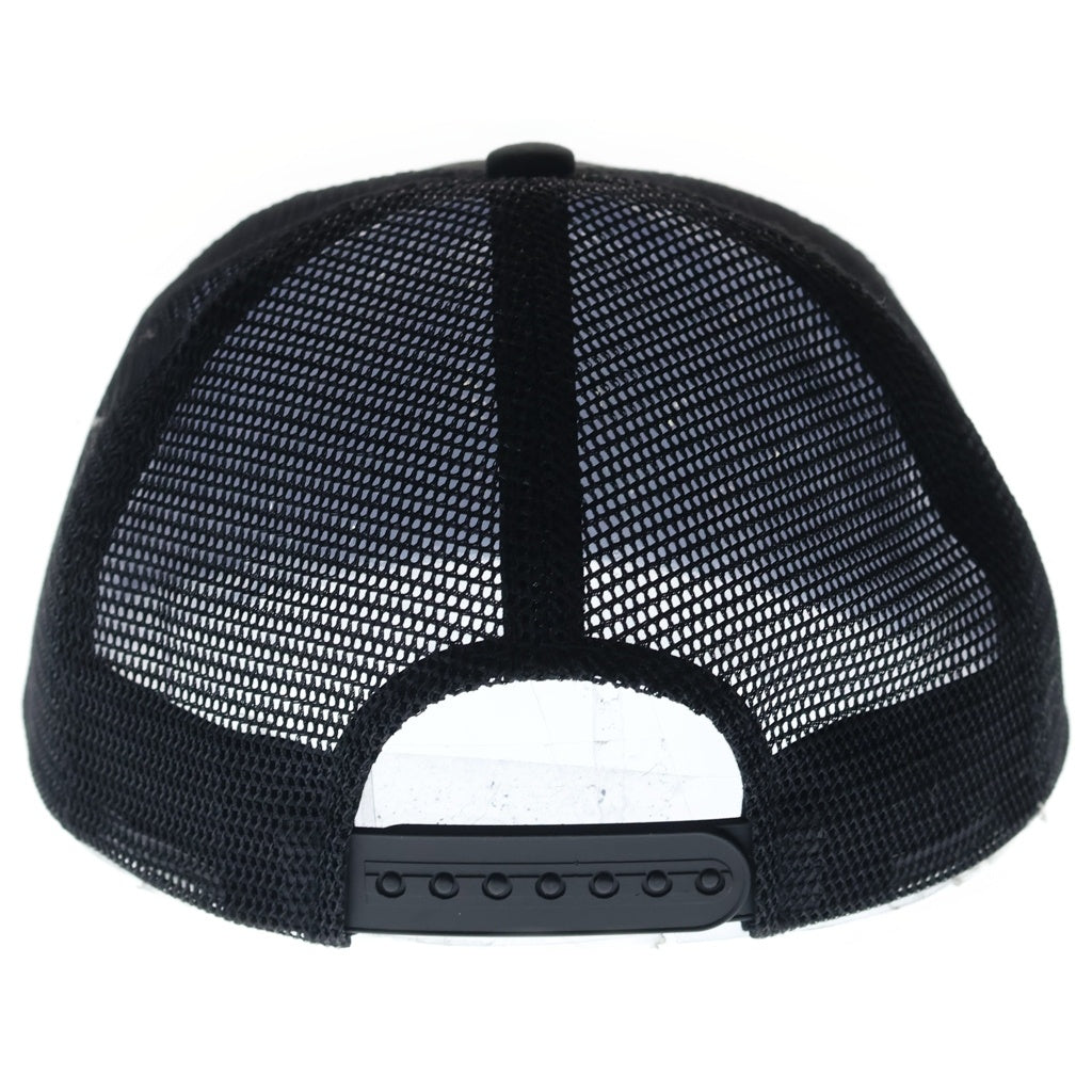 SAINT MICHAEL(セントマイケル) SAINT MX6 MESH CAP ロゴワッペンデザイン メッシュキャップ 帽子 ブラック SM-HR1-0000-095