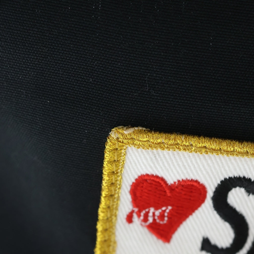 SAINT MICHAEL(セントマイケル) SAINT MX6 MESH CAP ロゴワッペンデザイン メッシュキャップ 帽子 ブラック SM-HR1-0000-095