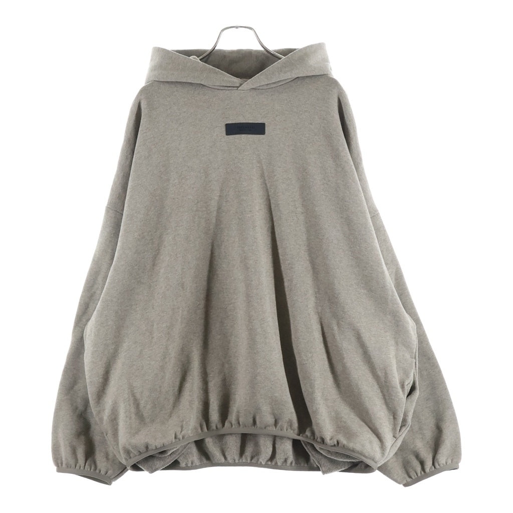 FEAR OF GOD ESSENTIALS(フィアオブゴッド エッセンシャルズ) Rubber Logo Pullover Hoodie ラバーロゴプルオーバーフーディー スウェットパーカー ブラウン
