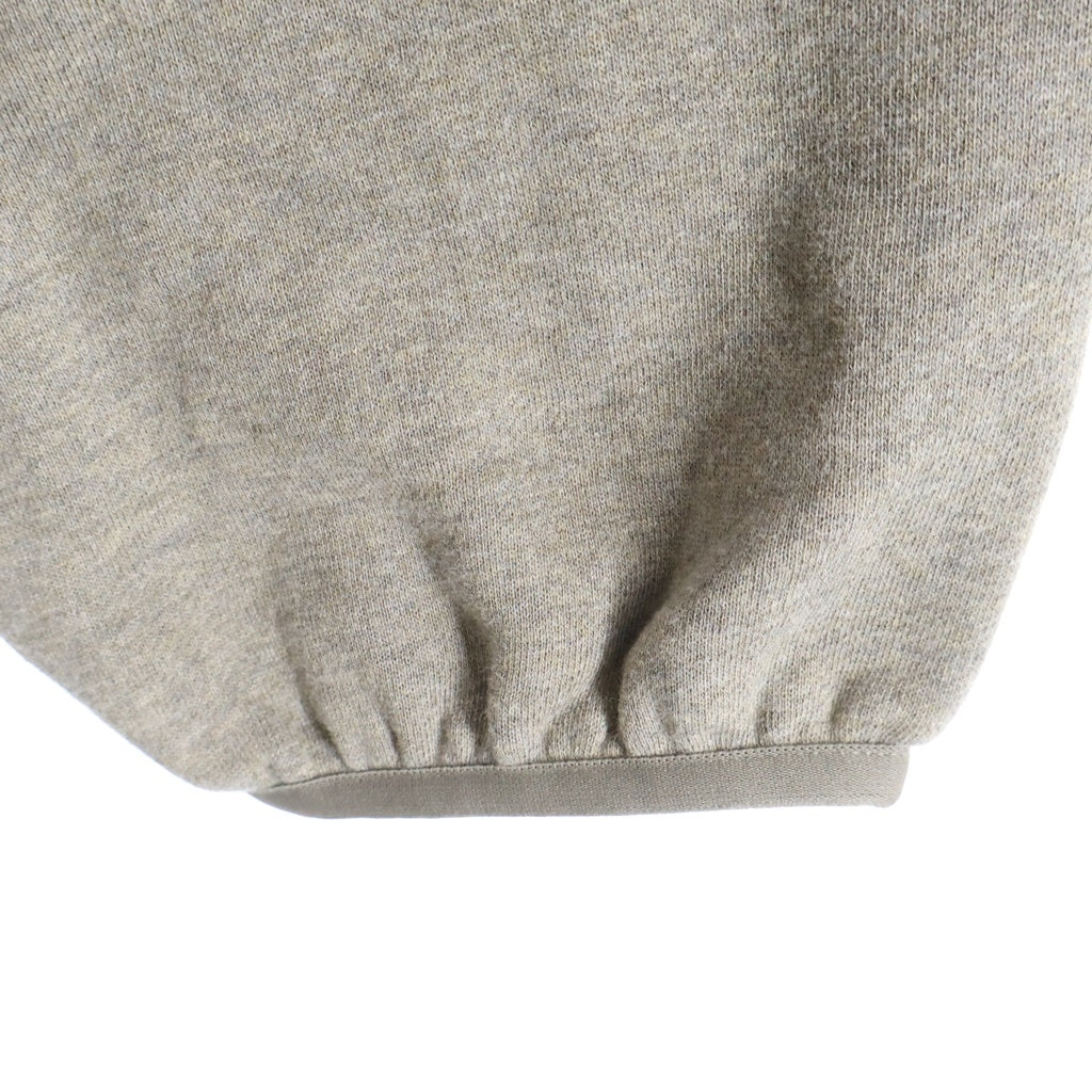 FEAR OF GOD ESSENTIALS(フィアオブゴッド エッセンシャルズ) Rubber Logo Pullover Hoodie ラバーロゴプルオーバーフーディー スウェットパーカー ブラウン