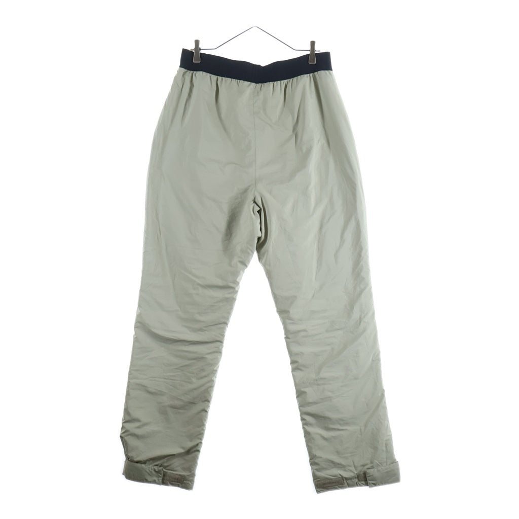 FEAR OF GOD ESSENTIALS(フィアオブゴッド エッセンシャルズ) Rubber Logo Nylon Cargo Pants ラバーロゴナイロンカーゴパンツ 中綿フラップポケットカーゴパンツ ライトグリーン
