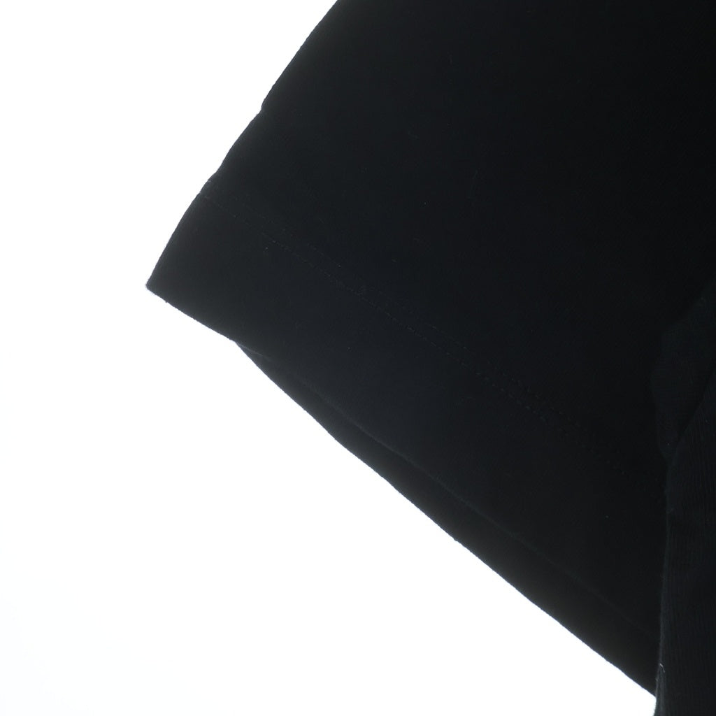 FEAR OF GOD ESSENTIALS(フィアオブゴッド エッセンシャルズ) Rubber Logo S/S Game Shirts ラバーロゴゲームシャツ Vネック半袖Tシャツ ブラック