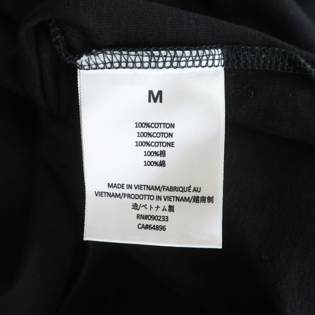 FEAR OF GOD ESSENTIALS(フィアオブゴッド エッセンシャルズ) Rubber Logo S/S Game Shirts ラバーロゴゲームシャツ Vネック半袖Tシャツ ブラック