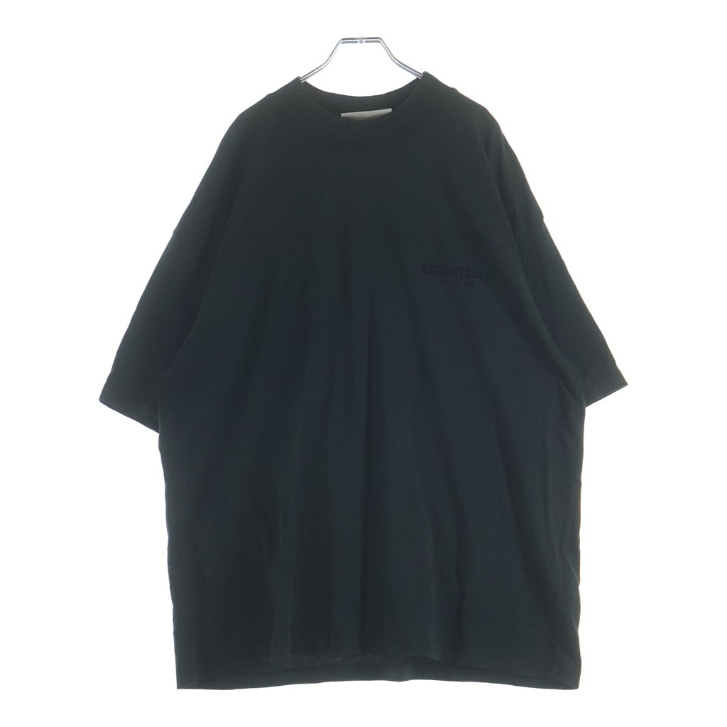 FEAR OF GOD ESSENTIALS(フィアオブゴッド エッセンシャルズ) Felt Logo Mockneck S/S T-Shirts フェルトロゴモックネックTシャツ 半袖Tシャツ ダークグレー