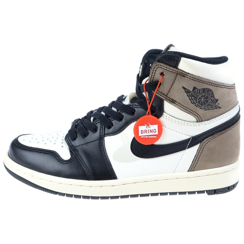 NIKE(ナイキ) AIR JORDAN 1 HIGH OG SAIL/DARK MOCHA/BLACK エアジョーダン1ハイセイルダークモカ 555088-105 US8/26cm ブラック/ブラウン