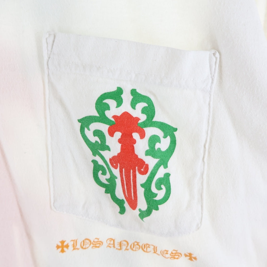 CHROME HEARTS(クロムハーツ) ロサンゼルス限定 袖フローラルヴァインダガーロングスリーブTシャツ 長袖Tシャツ