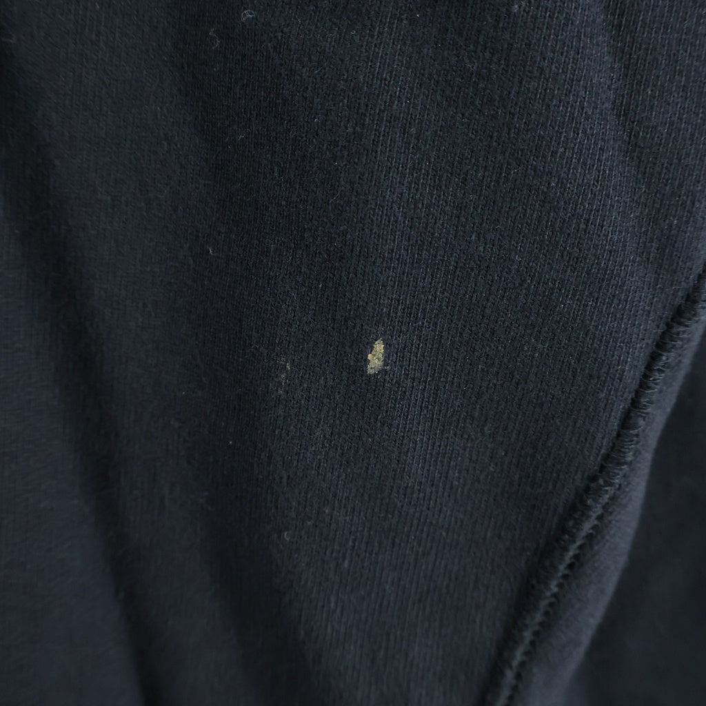 UNDERCOVER(アンダーカバー) 25SS Reversible Raglan Sweatshirt リバーシブルラグランスウェットシャツ ロゴプリントクルーネックスウェットトレーナー UP1E4807-2 ブラック