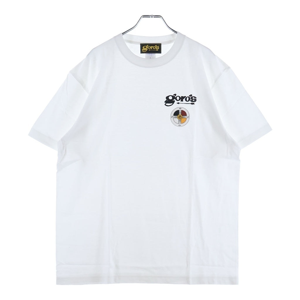 goro's(ゴローズ) フロントメディスンホイールプリント 半袖Tシャツ カットソー ホワイト