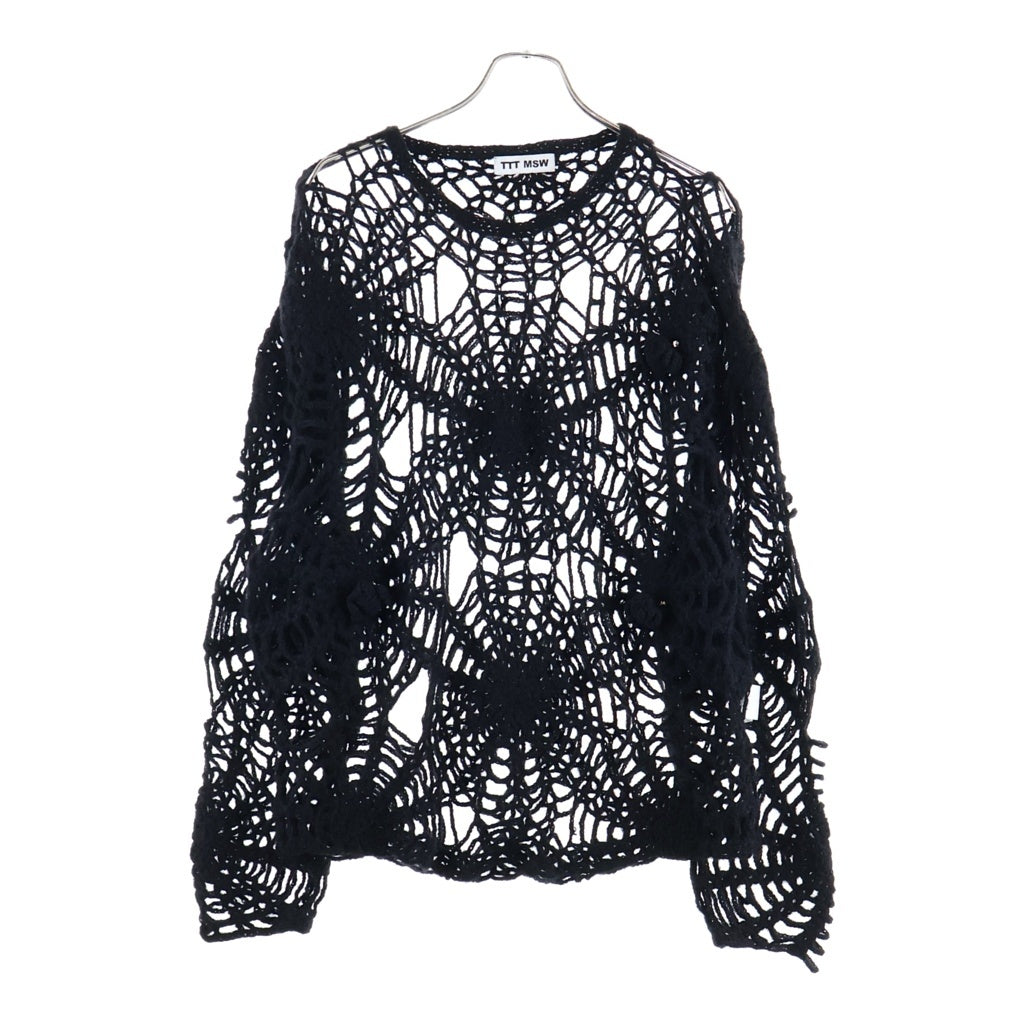 TTT_MSW(ティーモダンストリートウェア) Spider Handmade Knit スパイダーハンドメイドニット セーター 767853 TPVG6