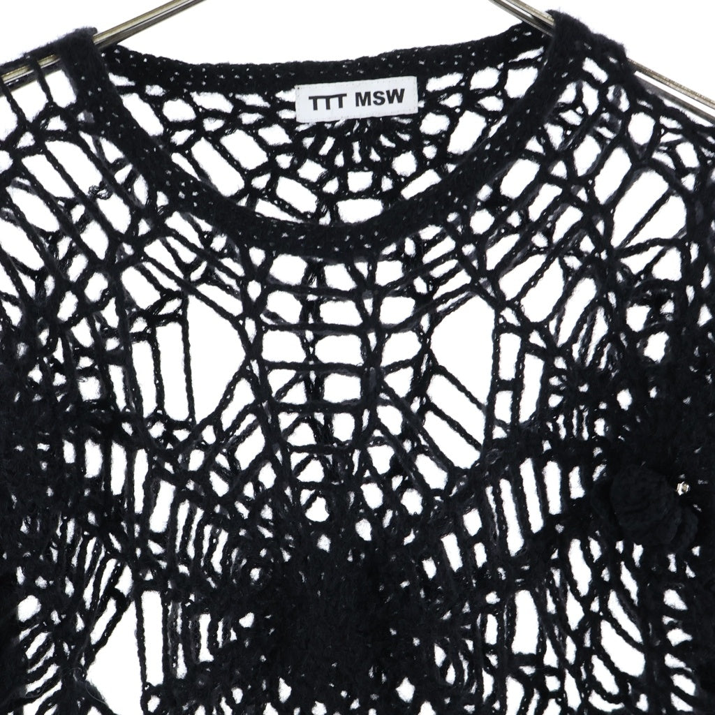 TTT_MSW(ティーモダンストリートウェア) Spider Handmade Knit スパイダーハンドメイドニット セーター 767853 TPVG6