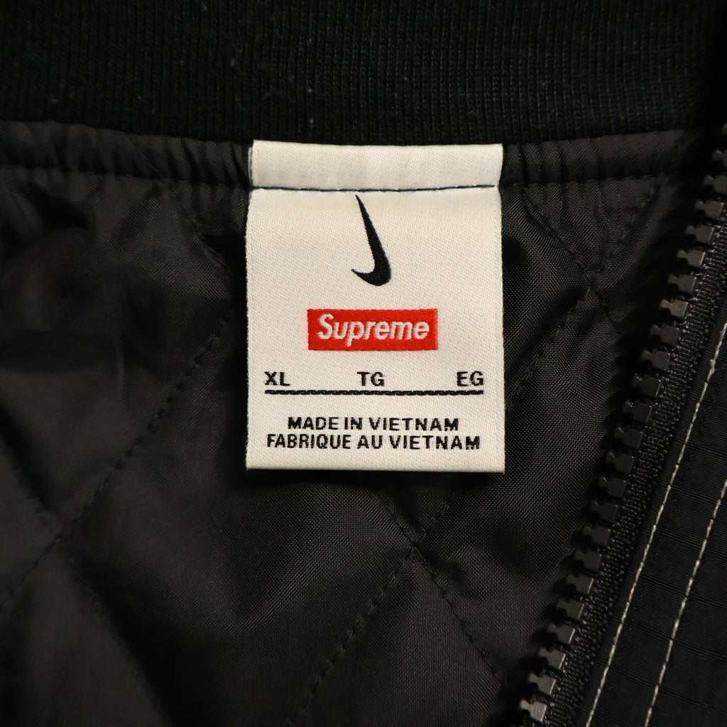 SUPREME(シュプリーム) 24SS Ripstop Pullover ナイキ リップストップ プルオーバー ジャケット ブラック FQ0340-010