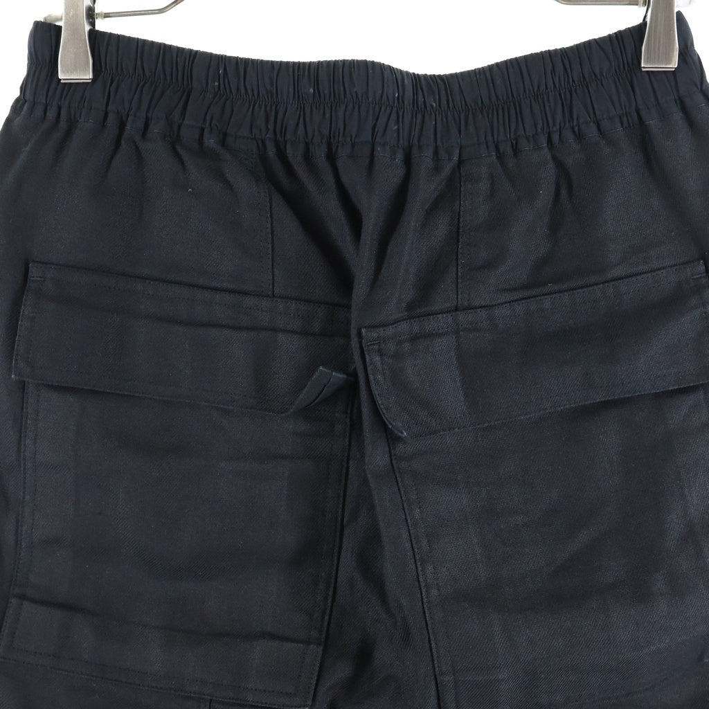 Rick Owens(リックオウエンス) 18AW SISYPHUS Pods Shorts シーシュポス期 ポッズショーツ ドローストリングサルエルハーフパンツ RU18F1384-SK ブラック