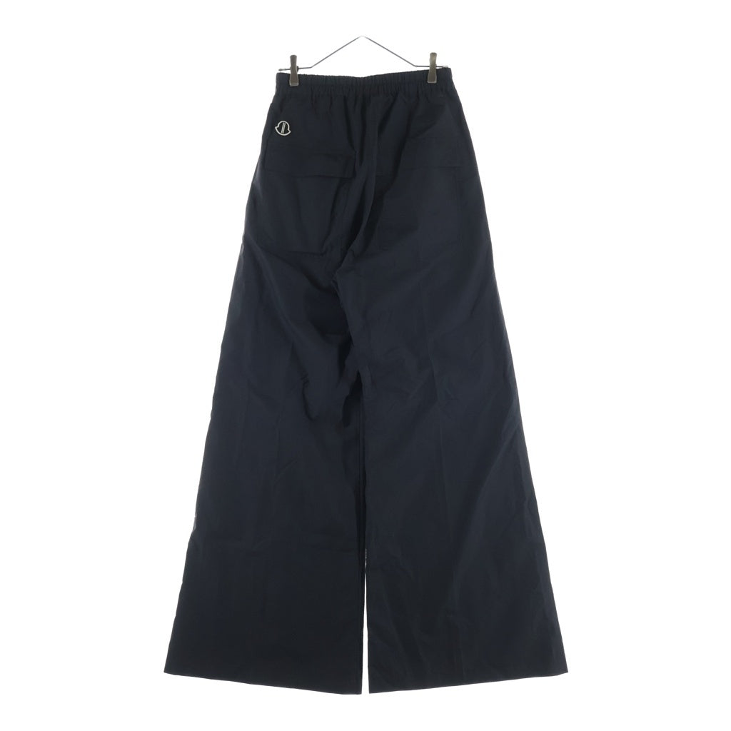 Rick Owens(リックオウエンス) 24AW ×MONCLER BELAS ×モンクレール ベラパンツ ドローストリングワイドパンツ MU02D2A02M4431 ブラック