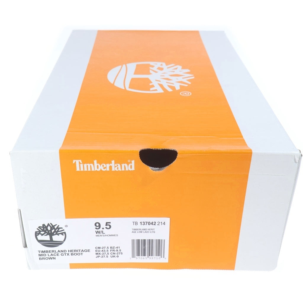 Timberland(ティンバーランド) HERITAGE GTX MOC TOE MID ヘリテージGTX モックトゥミッド ゴアテックスモカシンローカットブーツ TB 137042 ブラウン