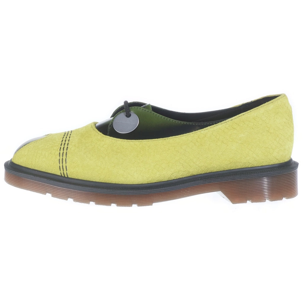 KIKO KOSTADINOV(キココスタディノフ) ×Dr Martens Toe Box Shoe ×ドクターマーチン トゥーボックスシュー パイソンエンボスローカットレザーシューズ 42984001 イエロー