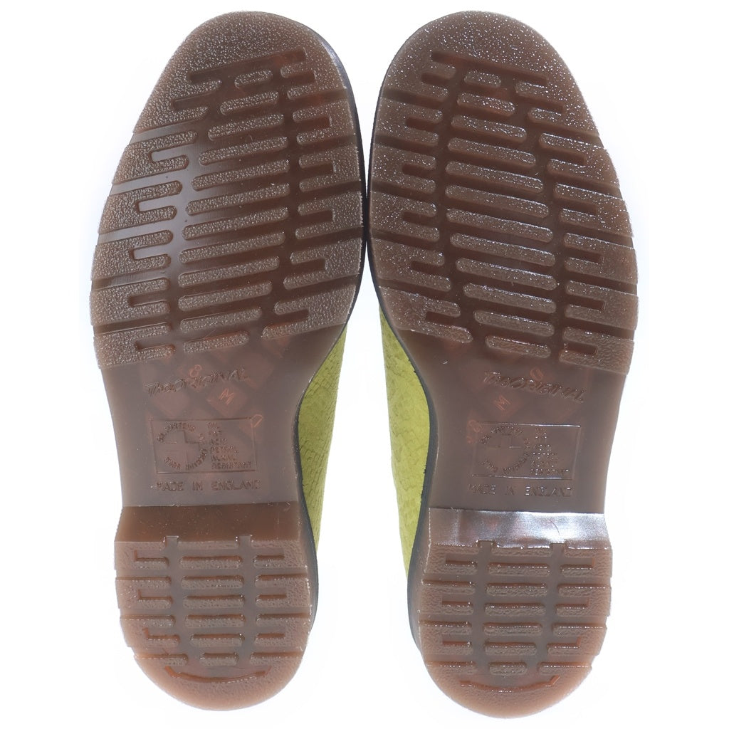 KIKO KOSTADINOV(キココスタディノフ) ×Dr Martens Toe Box Shoe ×ドクターマーチン トゥーボックスシュー パイソンエンボスローカットレザーシューズ 42984001 イエロー