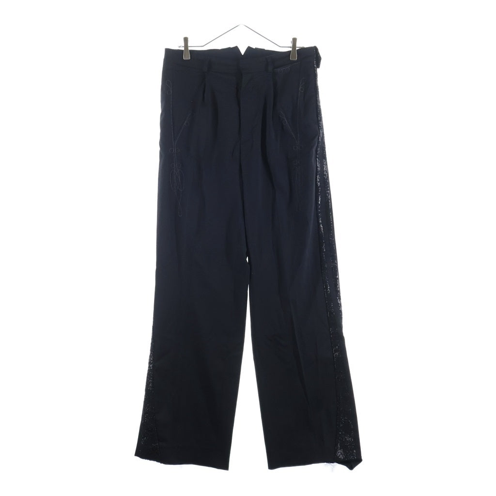KIKO KOSTADINOV(キココスタディノフ) 25AW Empire Of Rain エンパイアオブレイン期 Kormos Military Trouser コルモスミリタリートラウザー モチーフ刺繍側章スラックス ドレスパンツ 00192025