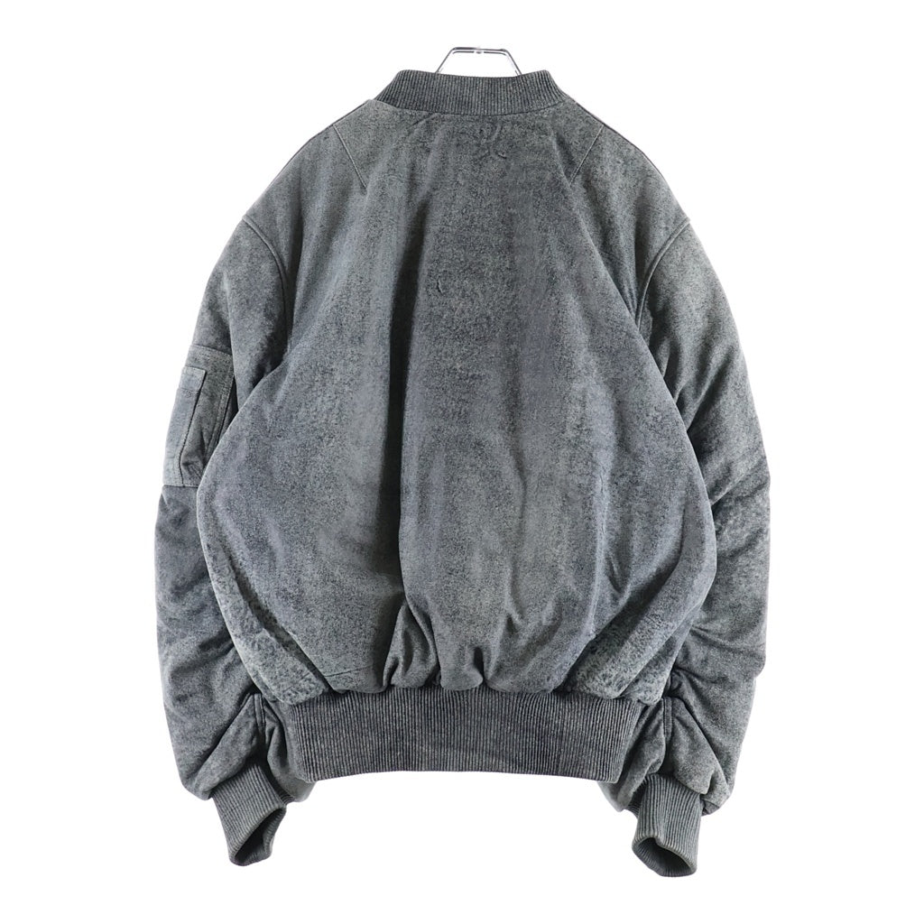 NO BRAND(ノーブランド) kosmas.systems コスマスシステムズ MA-1 Jacket ジップアップフライトボンバージャケット グレー