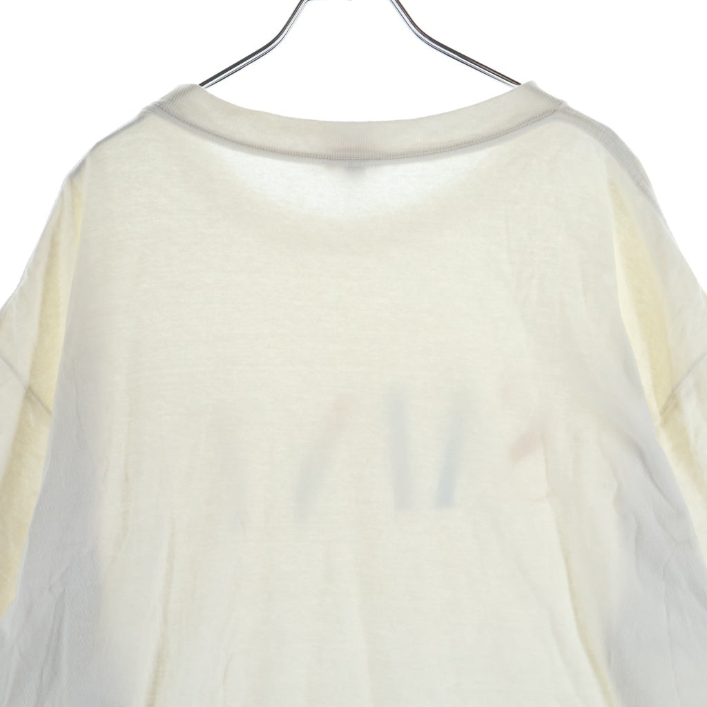 SAINT MICHAEL(セントマイケル) 24AW RAINBOW SAINT TEE ロゴプリントTシャツ ホワイト SM-YS1-0000-007