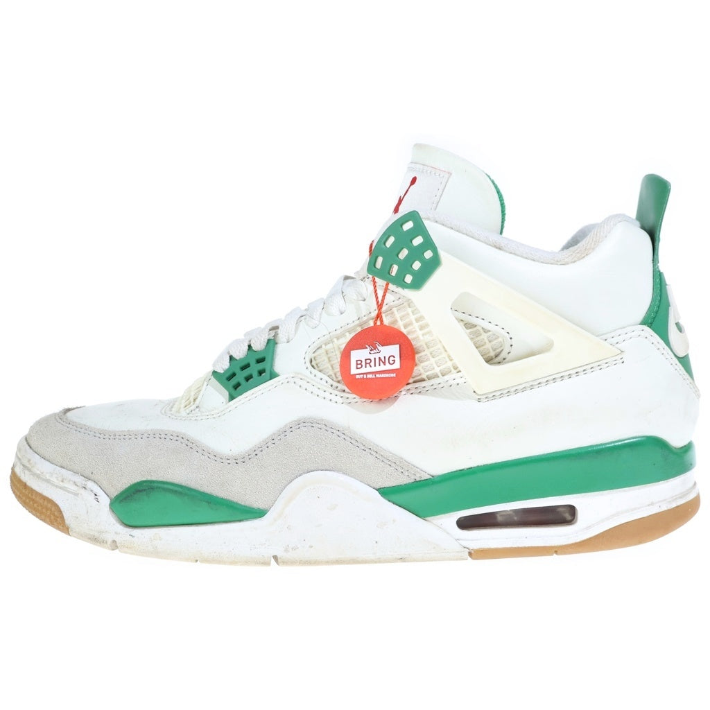 NIKE(ナイキ) AIR JORDAN 4 RETRO SP PINE GREEN エアジョーダン4 レトロ P パイングリーン ハイカットスニーカー ホワイト/グリーン US9.5/27.5cm DR5415-103