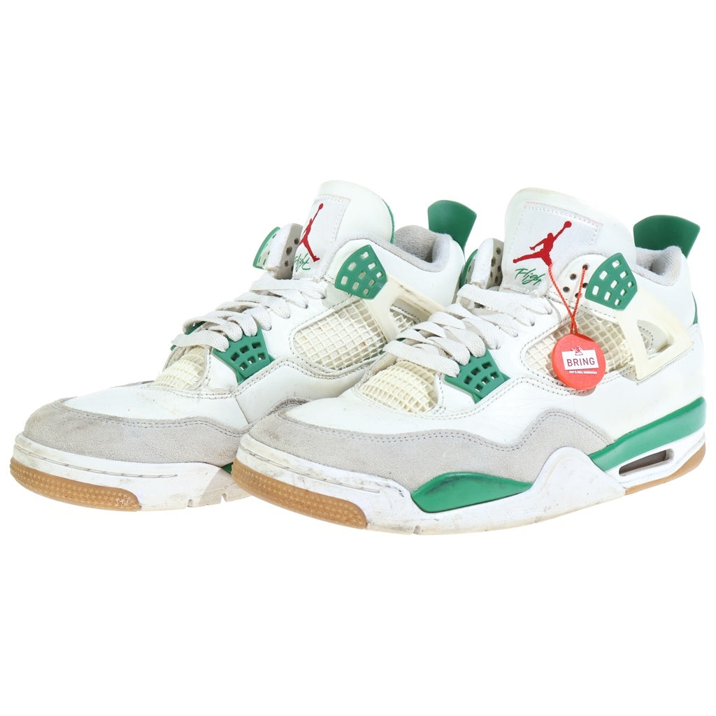 NIKE(ナイキ) AIR JORDAN 4 RETRO SP PINE GREEN エアジョーダン4 レトロ P パイングリーン ハイカットスニーカー ホワイト/グリーン US9.5/27.5cm DR5415-103