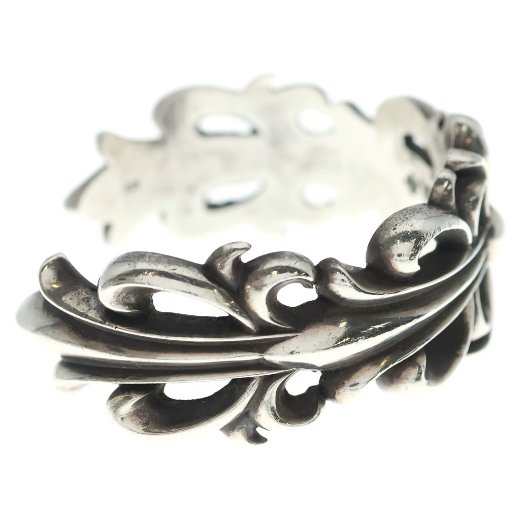 CHROME HEARTS(クロムハーツ) ダブルフローラルクロス カフ バングル ブレスレット