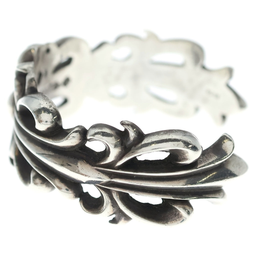 CHROME HEARTS(クロムハーツ) ダブルフローラルクロス カフ バングル ブレスレット