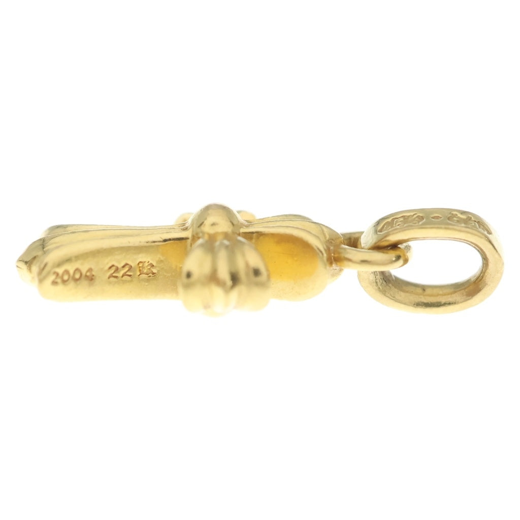 CHROME HEARTS(クロムハーツ) 22K CRS BBYFAT ベイビーファットクロス ペンダントトップ ゴールドBCA037