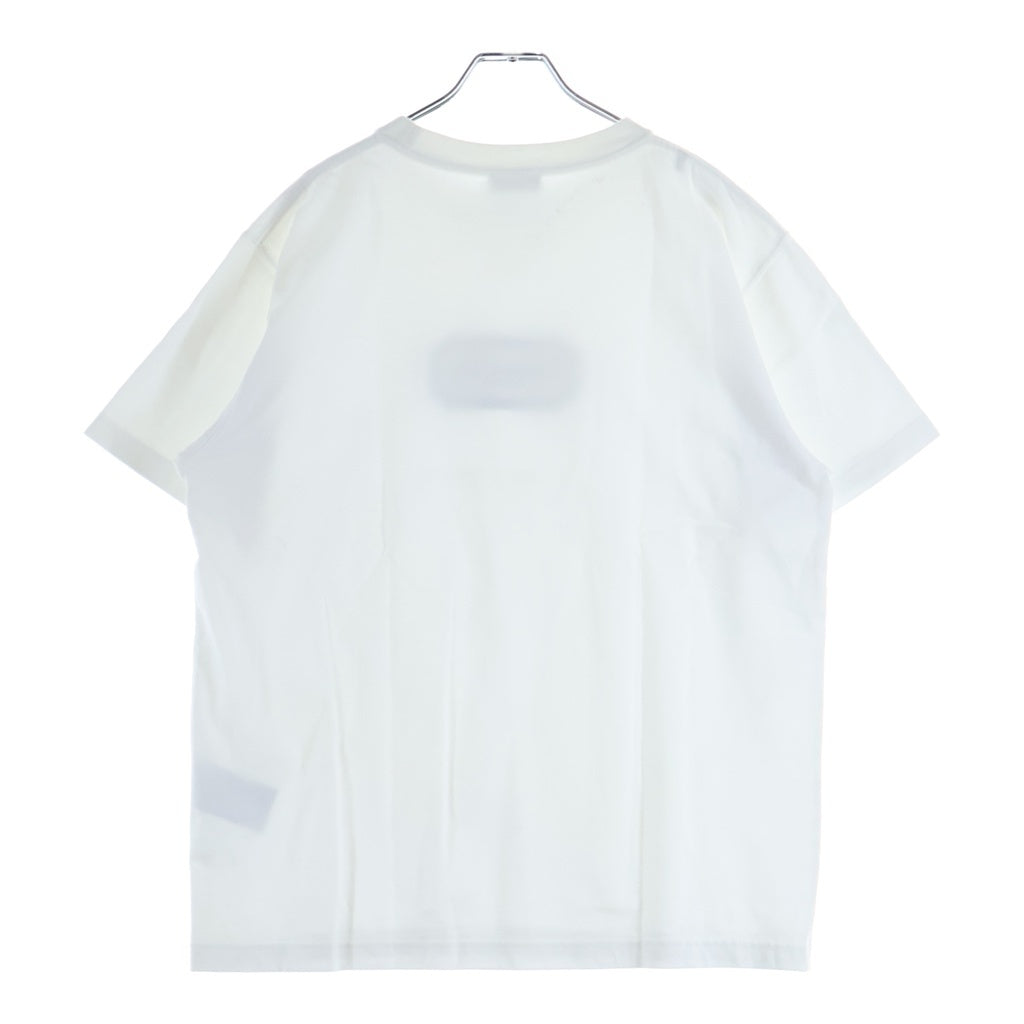 DIOR(ディオール) フロントロゴ エンブロイダリー 半袖Tシャツ カットソー ホワイト 343J696C0554