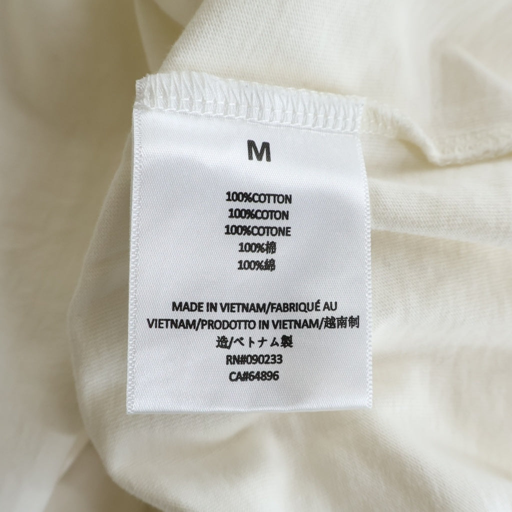 FEAR OF GOD ESSENTIALS(フィアオブゴッド エッセンシャルズ) RUBBER LOGO S/S TEE ラバーロゴショートスリーブTシャツ クルーネック半袖Tシャツ ホワイト