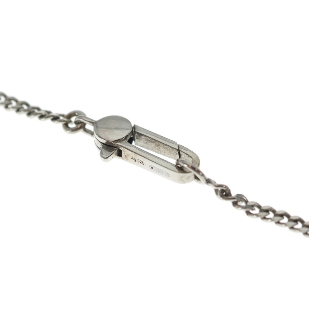 GUCCI(グッチ) Ghost Skull Necklace ゴーストスカルネックレス Ag925 プレートモチーフネックレス 455315 シルバー