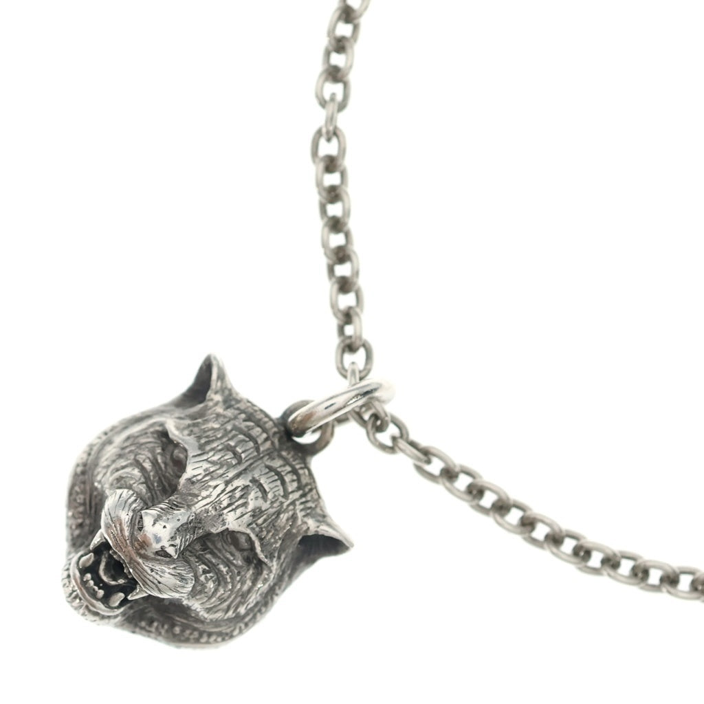 GUCCI(グッチ) Tiger Head Necklace タイガーヘッドネックレス Ag925 アニマルモチーフネックレス 433608 シルバー
