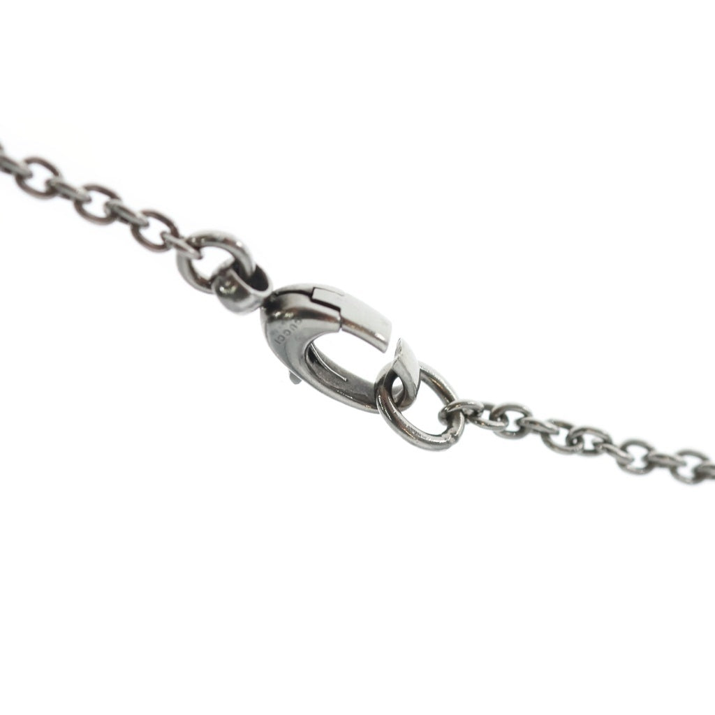 GUCCI(グッチ) Tiger Head Necklace タイガーヘッドネックレス Ag925 アニマルモチーフネックレス 433608 シルバー