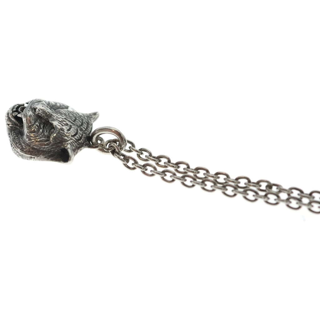 GUCCI(グッチ) Tiger Head Necklace タイガーヘッドネックレス Ag925 アニマルモチーフネックレス 433608 シルバー