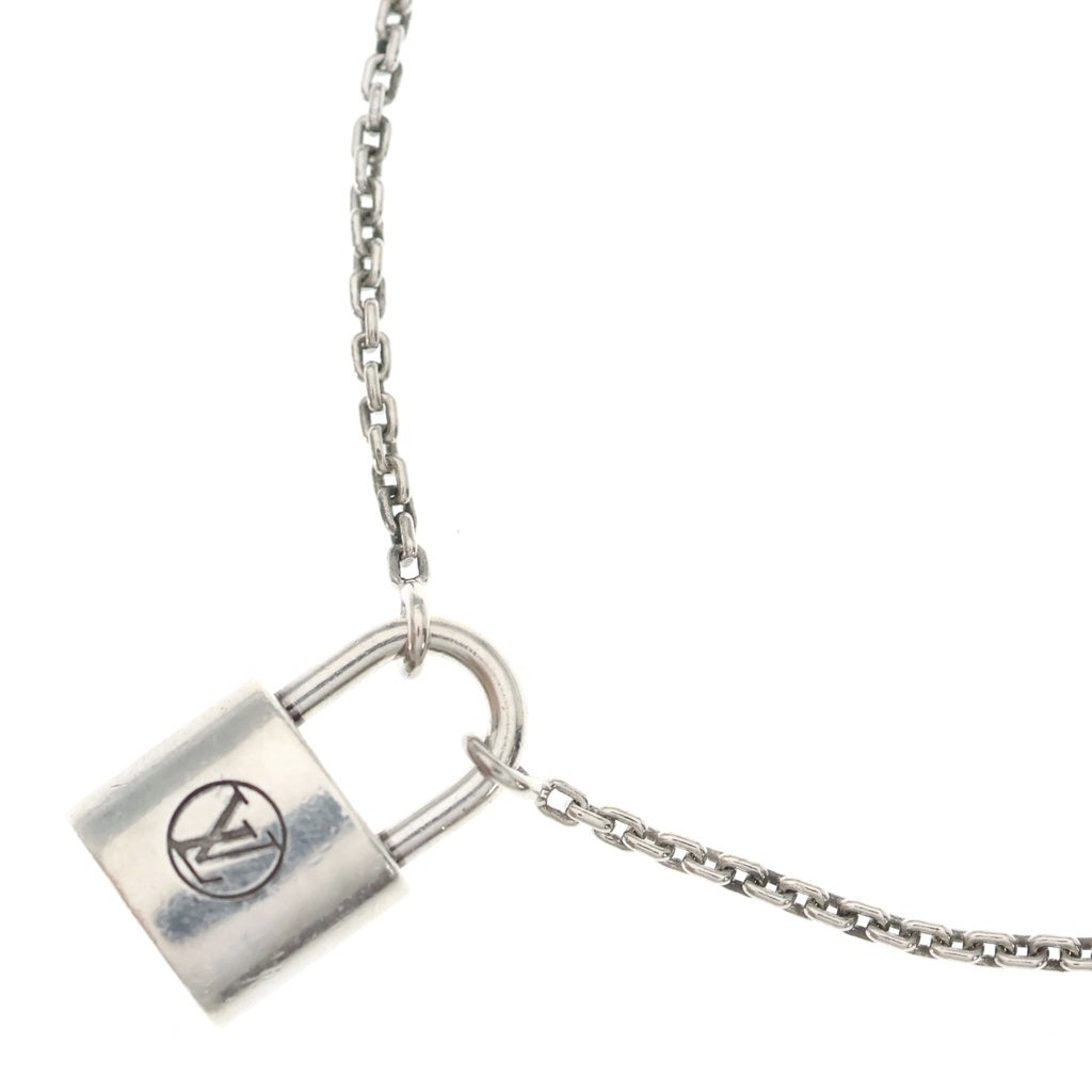 LOUIS VUITTON(ルイヴィトン) Lock It Neck Lace ロックイットネックレス Ag925 パドロックモチーフネックレス シルバー