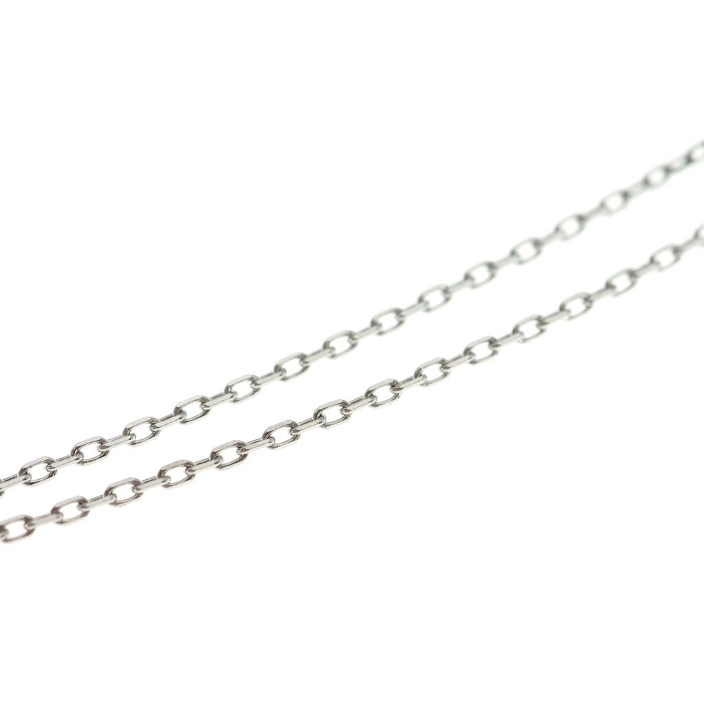 NO BRAND(ノーブランド) Ex'position エクスポジション Ruby Smiley Face Necklace ルビースマイリーフェイスネックレス K10 フェイスモチーフネックレス シルバー