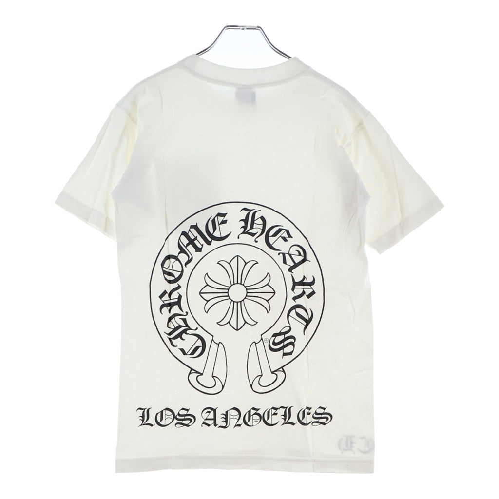 CHROME HEARTS(クロムハーツ) OLD S/S LTD オールド ロサンゼルス限定ホースシュープリント 半袖Tシャツカットソー ホワイト