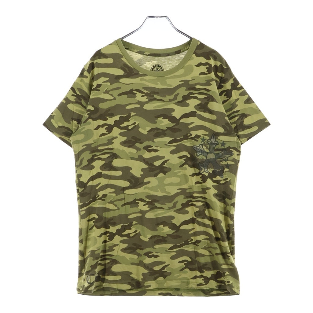 CHROME HEARTS(クロムハーツ) OLD STR CAMO S/S スタープリントカモ柄クルーネック半袖Tシャツ カットソー カモ