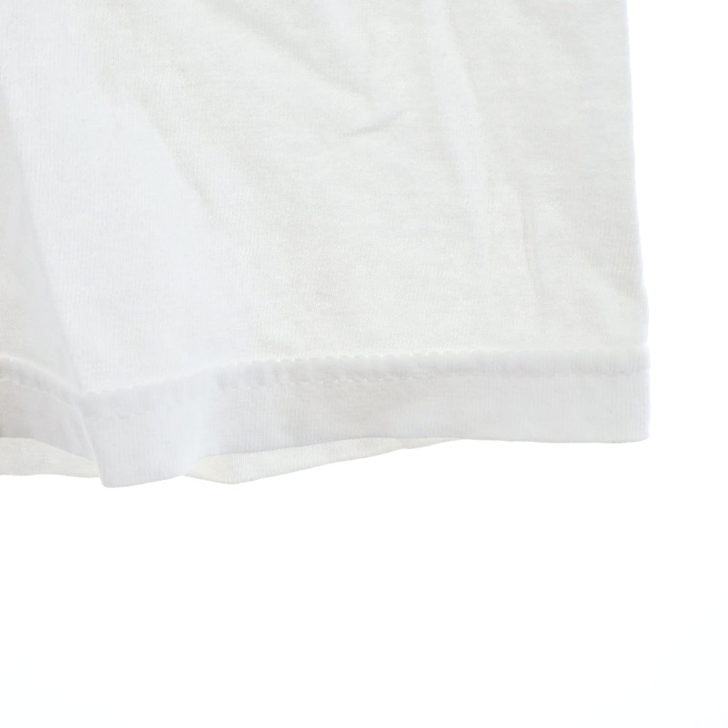 CHROME HEARTS(クロムハーツ) OLD CH PLS S/S オールド CHプラス刺繍 クルーネック半袖Tシャツ ホワイト/レッド