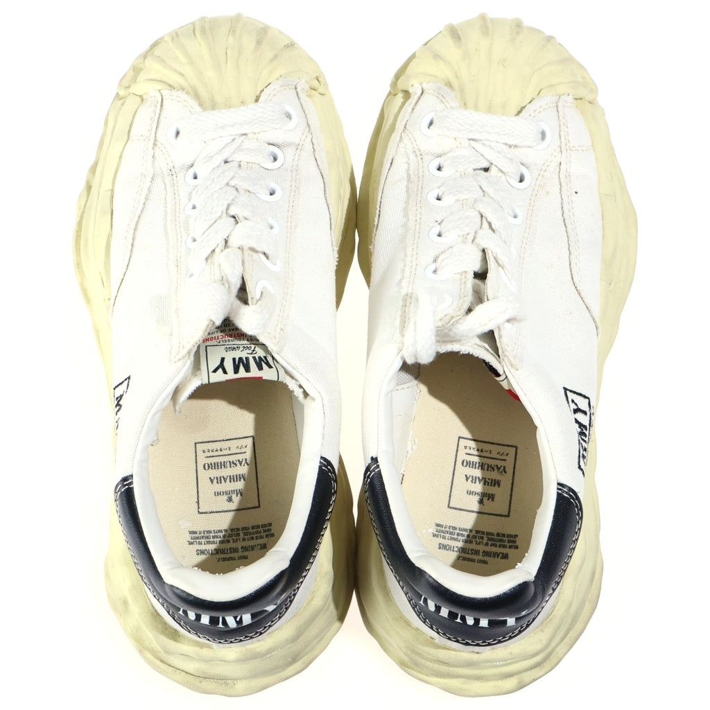 MAISON MIHARAYASUHIRO(メゾンミハラヤスヒロ) BLAKEY VL OG Sole Canvas Low-top Sneakers ブレイキーVL OGソール キャンバスロートップスニーカー レースアップローカットスニーカー A09FW732