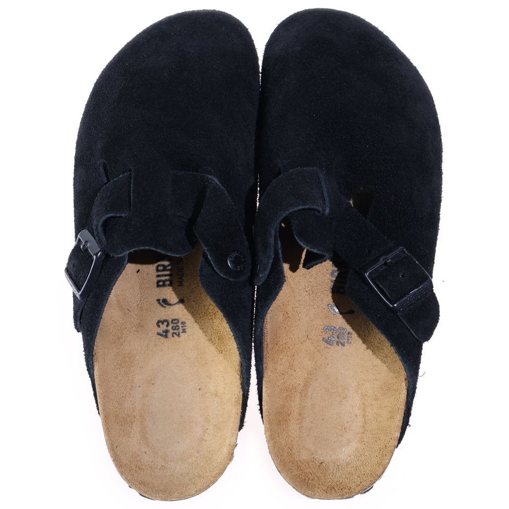 BIRKENSTOCK(ビルケンシュトック) BOSTON ボストン クロッグサンダル スウェードサンダル ブラック
