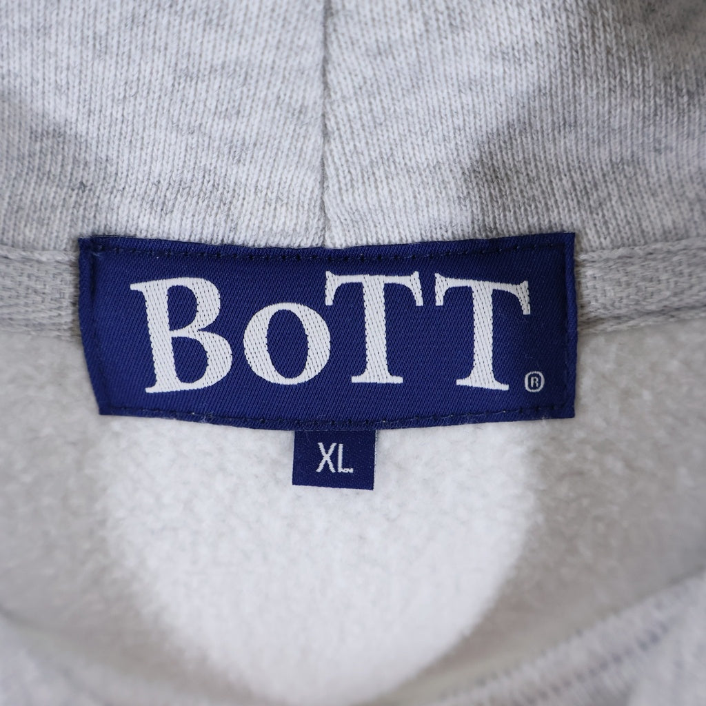 BoTT(ボット) ×VERDY Pullover Hoodie ×ヴェルディー プルオーバーフーディー ロゴ刺繍プルオーバースウェットパーカー 254BoTT04 グレー