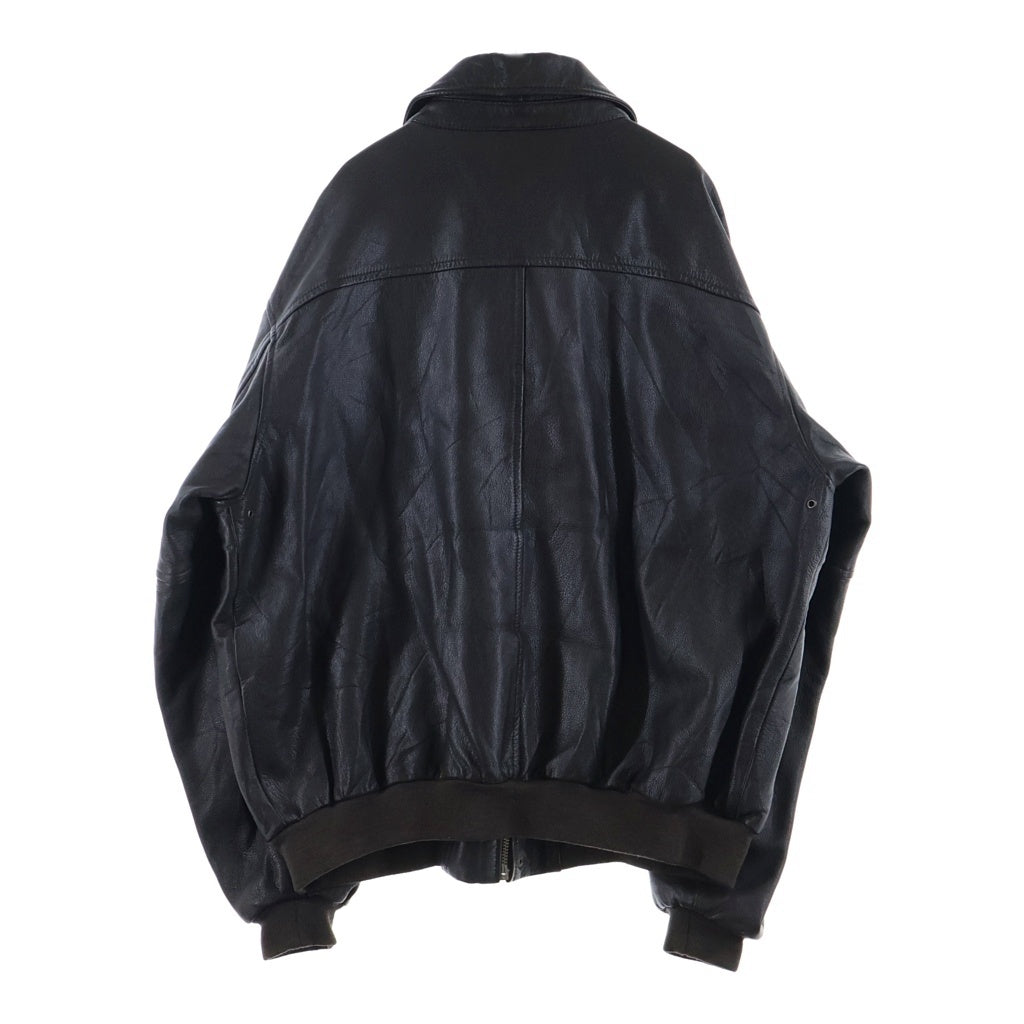 L.L.Bean(エルエルビーン) A-2 Leather Jacket レザージャケット ゴートスキンジップアップレザージャケット ブラウン