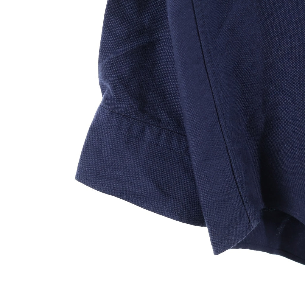 Graphpaper(グラフペーパー) Oxford L/S Oversized B.D Shirts ボタンダウン フロントポケット 長袖シャツ ネイビー GM261-50021B