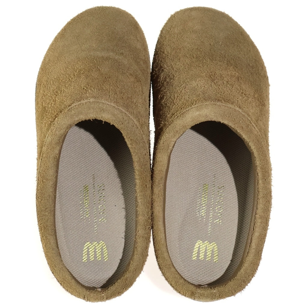 SUICOKE(スイコック) POWN SLIDES スエード スライドシューズ サンダル ブラウン