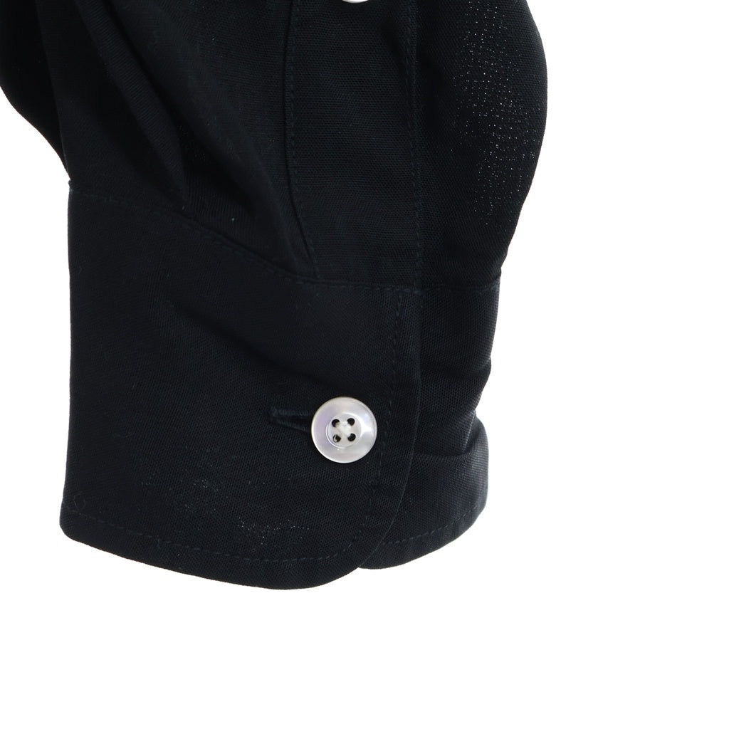 WACKO MARIA(ワコマリア) 50'S OPEN COLLAR SHIRT ( TYPE-1 ) オープンカラー フロントポケット 長袖シャツ ブラック