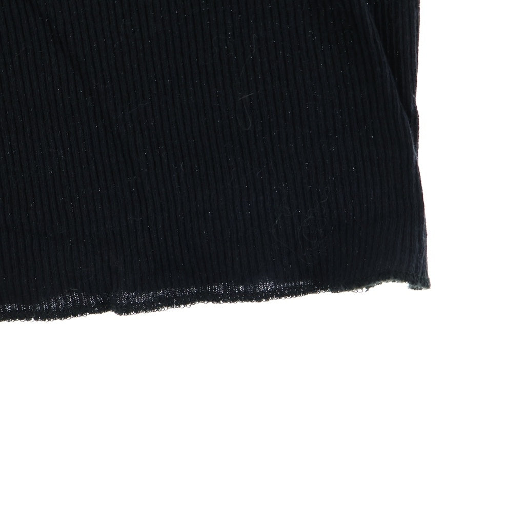 CHROME HEARTS(クロムハーツ) HAIRY CROSS RIB TANK ヘアリークロス リブ タンクトップ ブラック